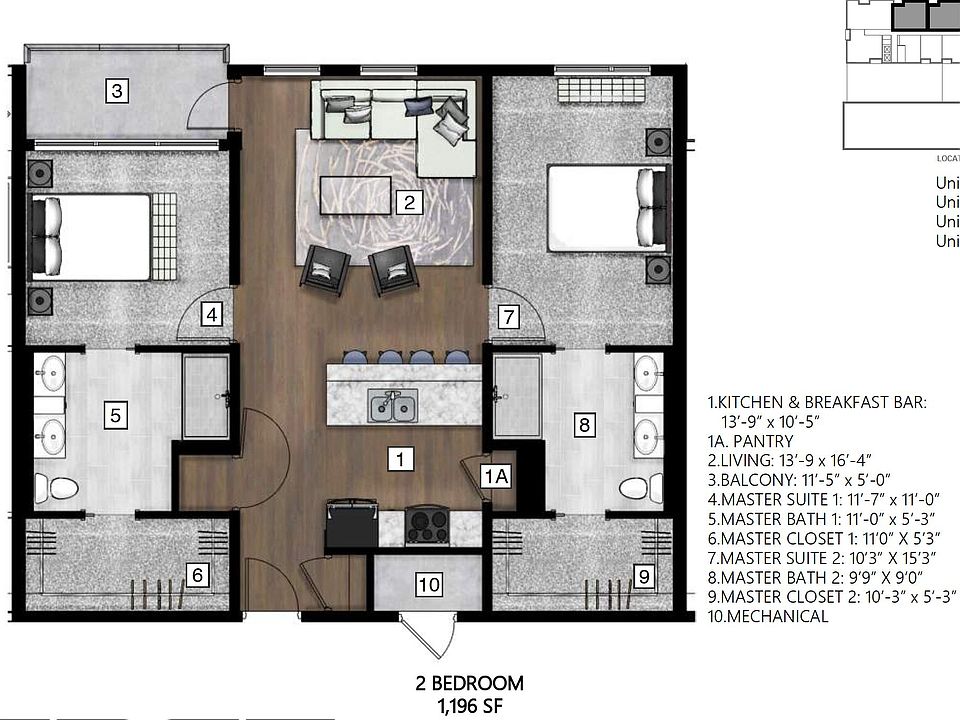 2nd image of 300 S Clinton St #406