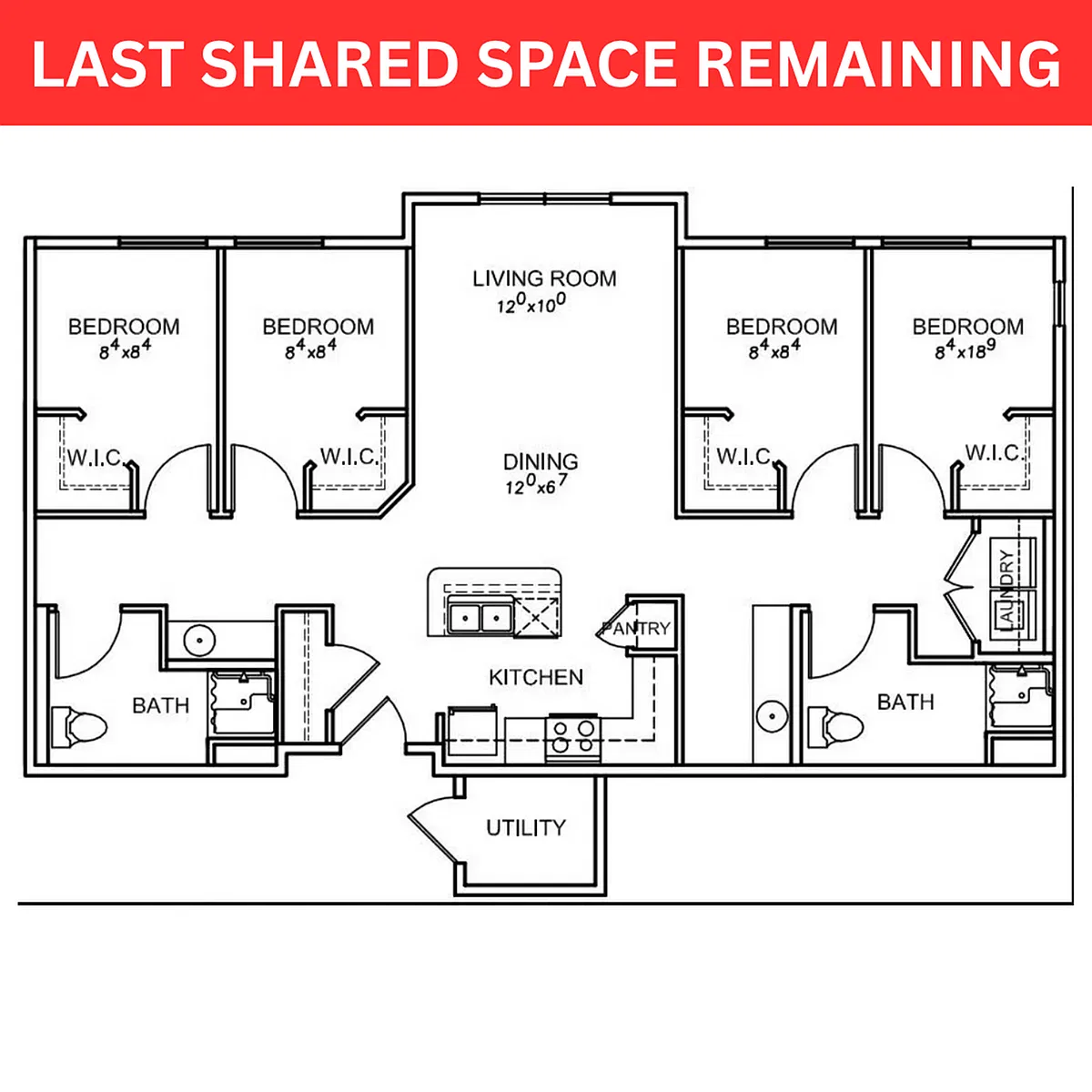 Floor plan Tower 4x2