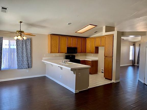 Kitchen open to family room and breakfast nook.