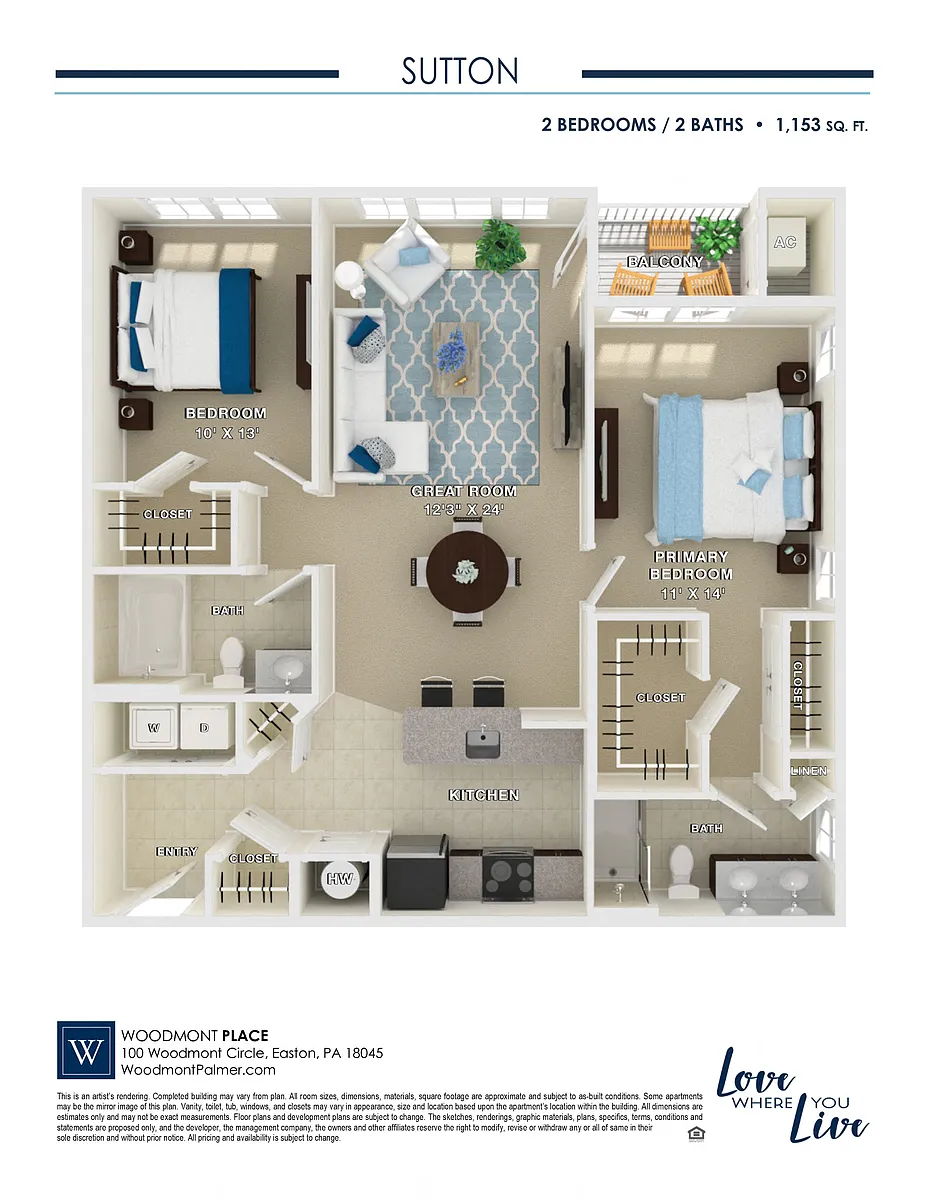 Floor plan Sutton