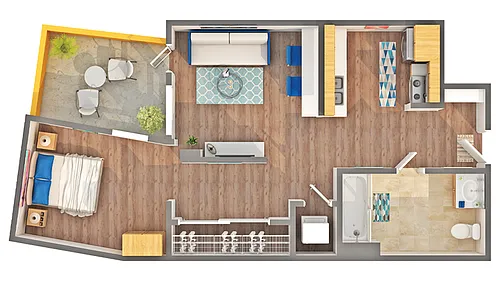 Floor plan Seaside II - A4