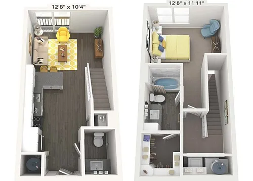 Floor plan Azure Townhome