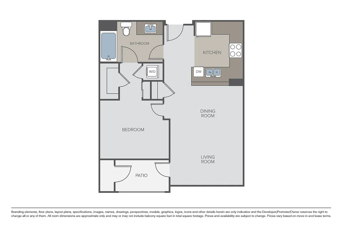 Floor plan Plan 1B