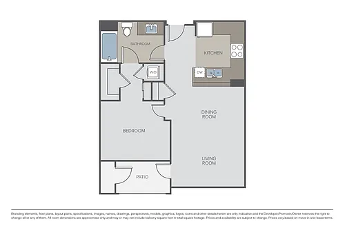 Floor plan Plan 1B