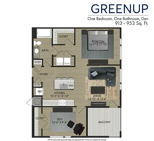 Floor plan Greenup