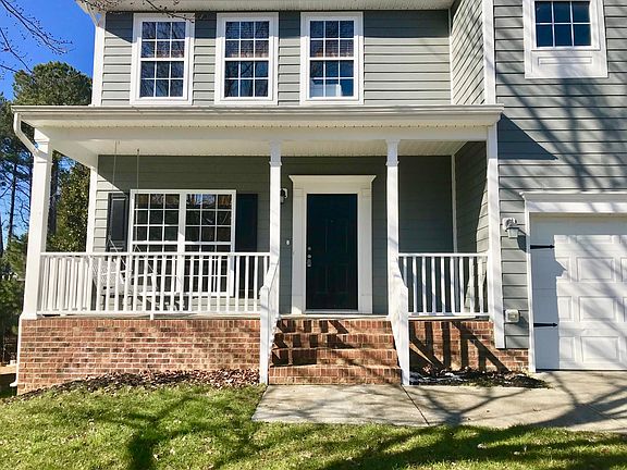 Covered Front Porch - 4 Steps up to Front Door