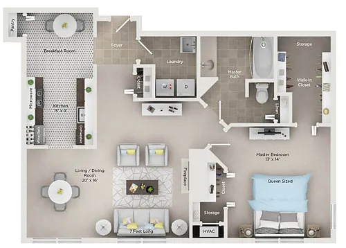 Floor plan A1