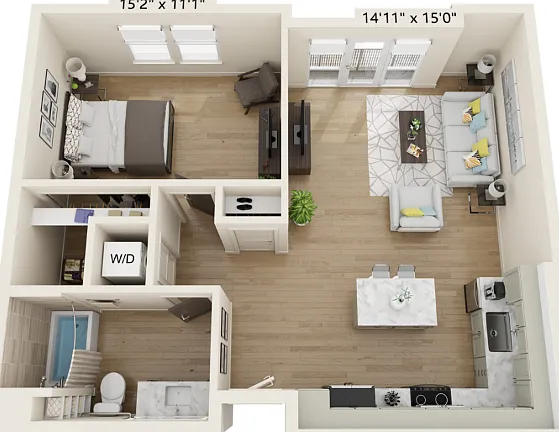 A1B floor plan Coastline Ventura