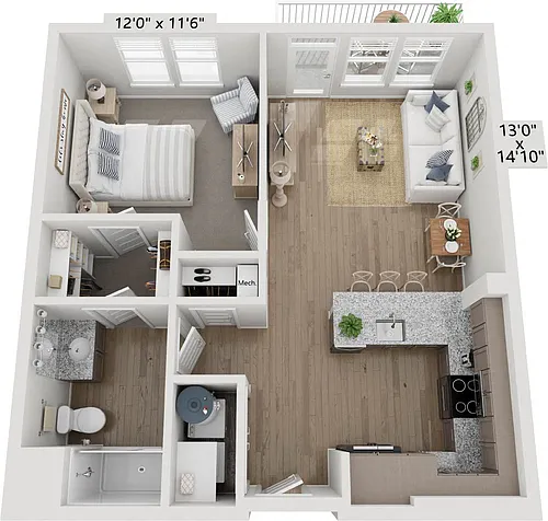 Floor plan A3 - Topaz