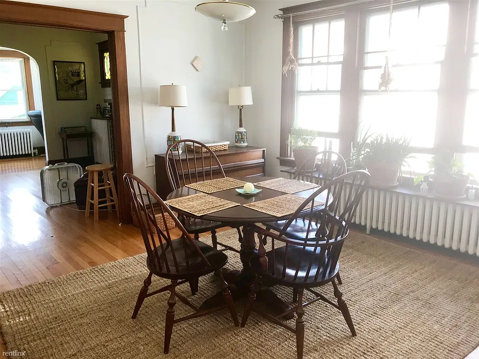 Dining room looking into living rm