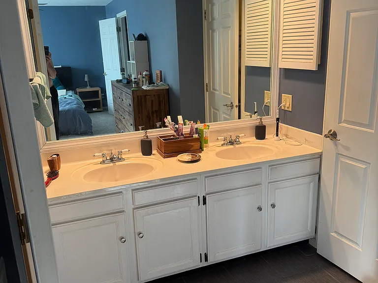 Master bedroom vanity