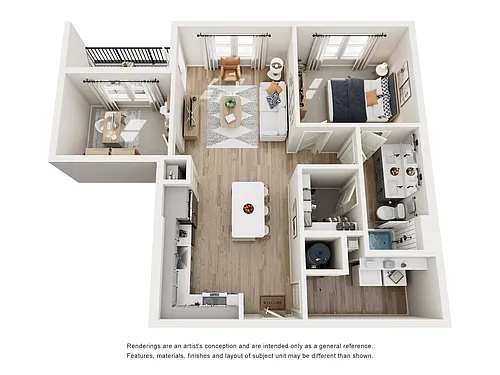 Floor plan A3 + Den