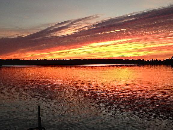 Sunset on the lake