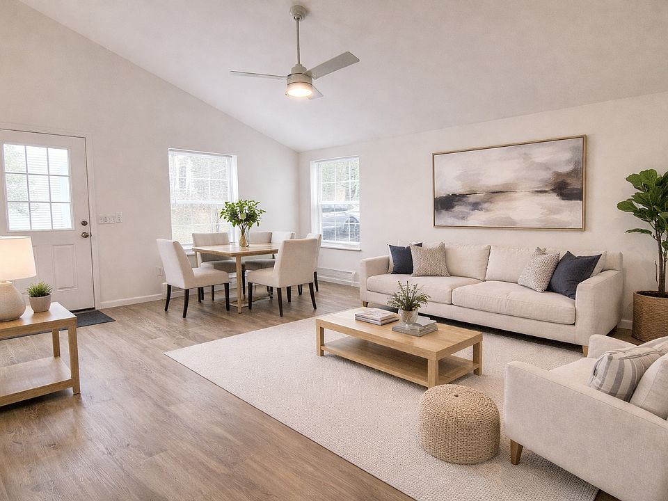 Virtual staging of the living room