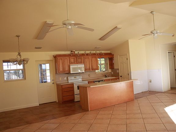Living room with kitchen