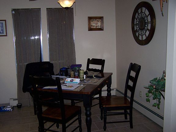 In kitchen dining area