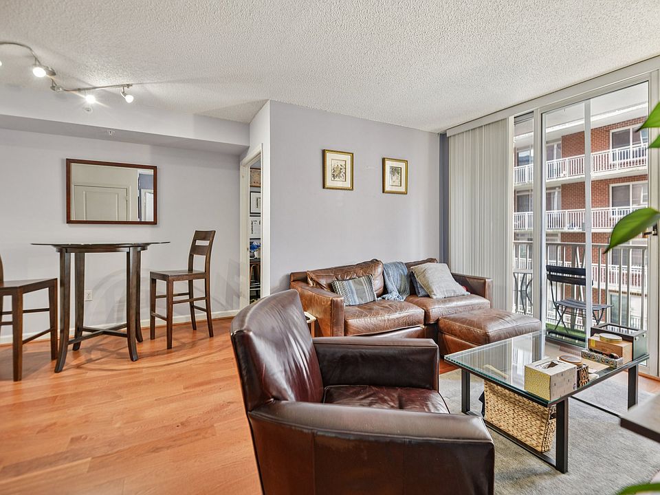 Living room and dining area
