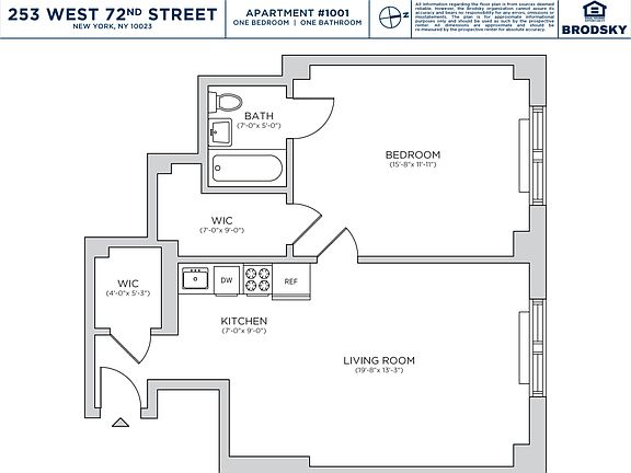 2nd image of 253 W 72nd St APT 1001