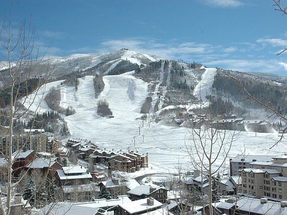 Living room winter view