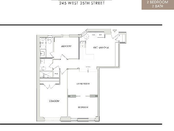2nd image of 245 W 25th St #H