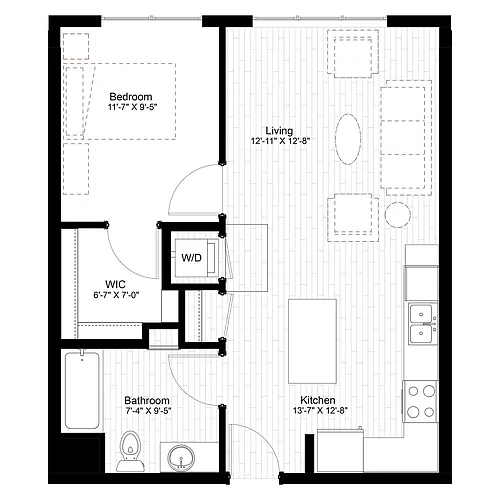 Floor plan A1-Market