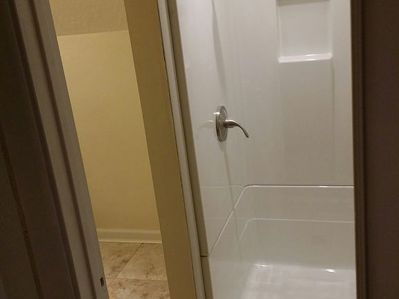 brand new upstairs shower