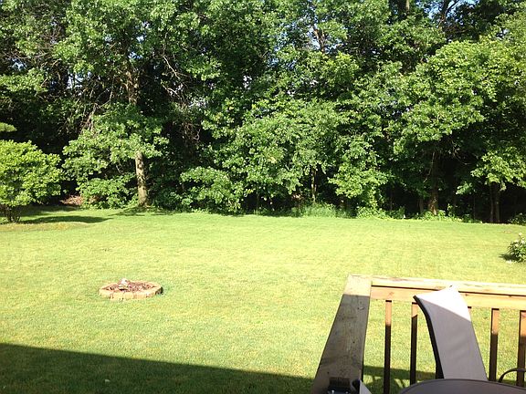 backyard view from deck