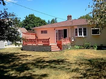 Along with the deck, you will find plenty of shade & a nice yardbr