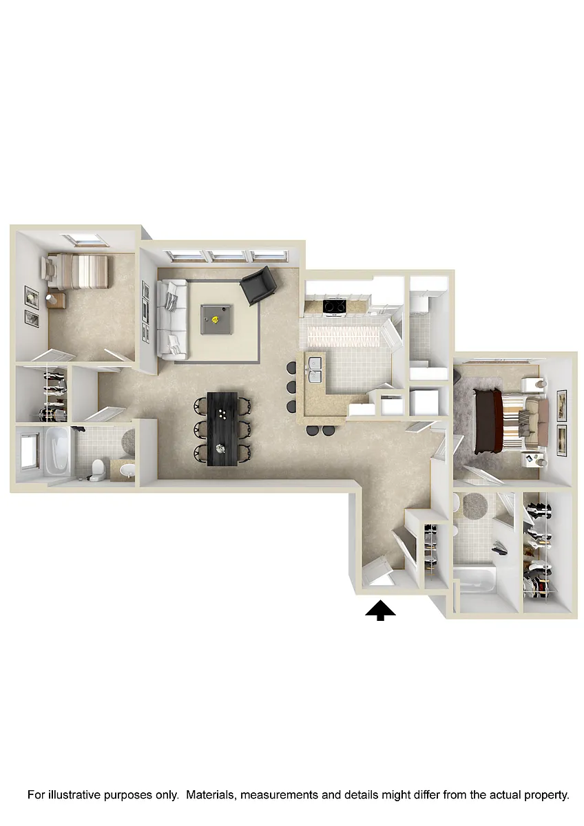Floor plan B7