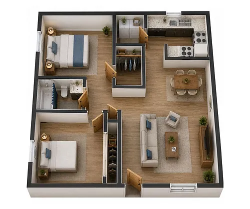 Floor plan B1