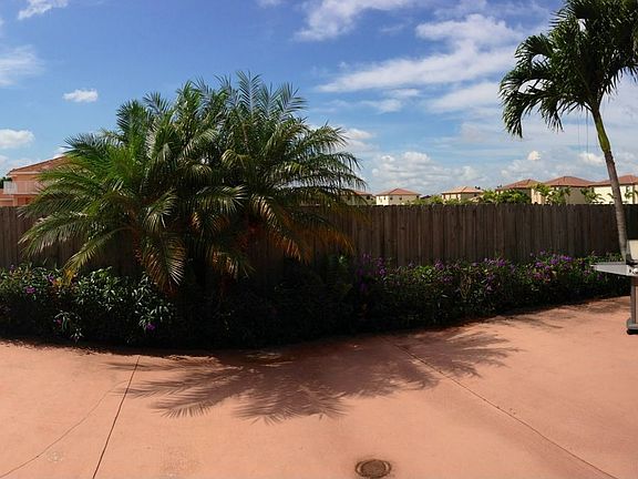 Panoramic view of back yard