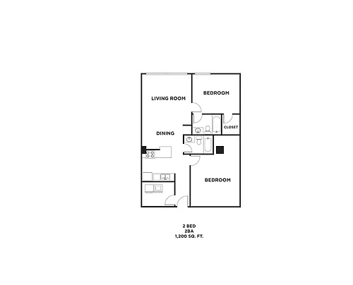Floor plan 2BA