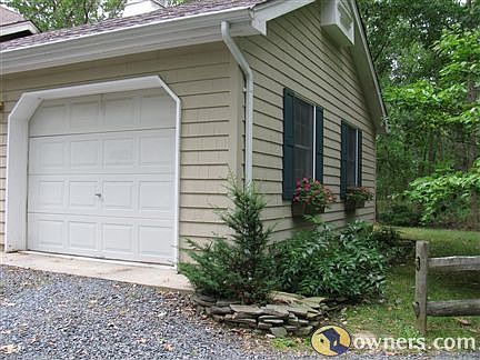 View from side of garage