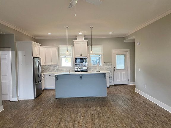 View into kitchen.