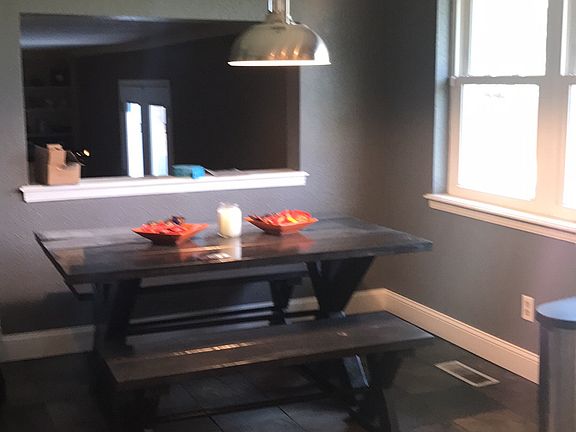 Eating area inside kitchen