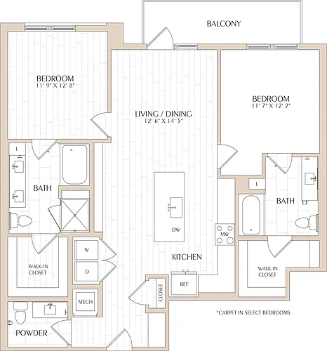 Floor plan B02