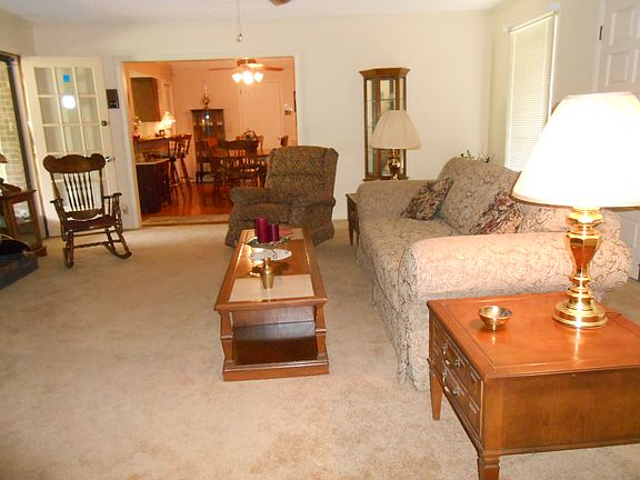 Family room with fireplace