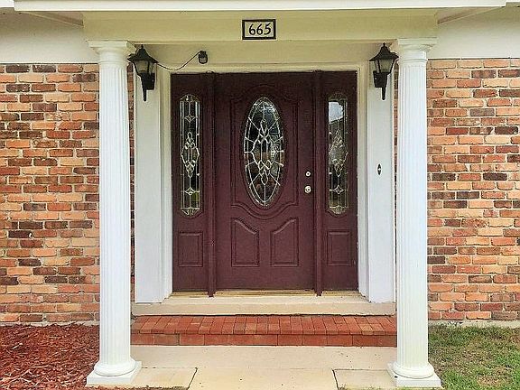 Triple Paned Beveled Windows