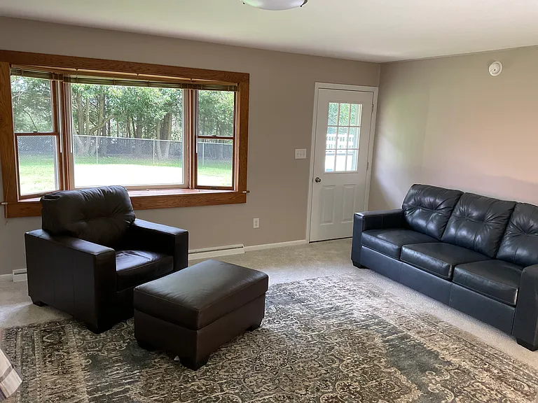 Living room and Backyard View