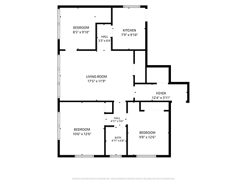 Floor plan Owl 3Bed
