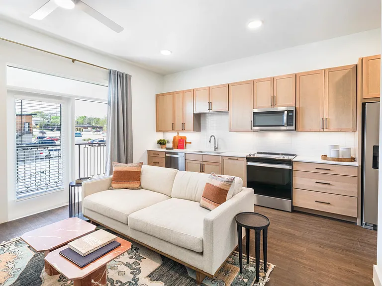 Spacious, well-lit apartment homes featuring oversized windows.