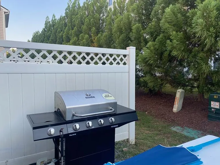 Back patio. Grill & furniture not included