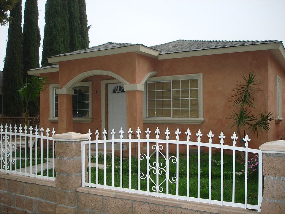 front of the house