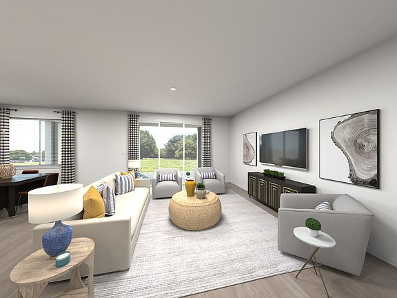Living Room in the Floyd floorplan.