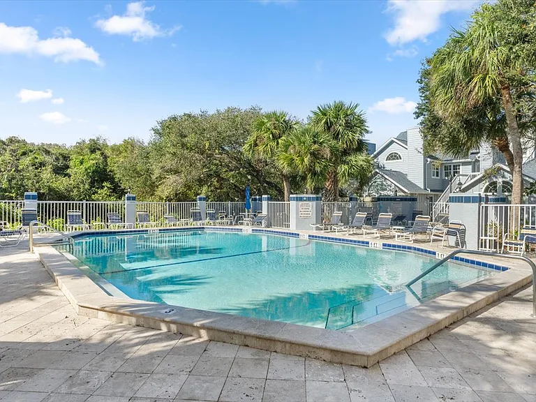 Pool and spa with covered area