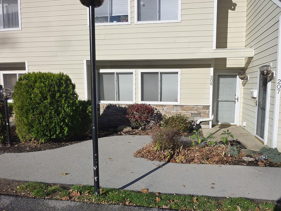 Front elevation. Front door at ground level.