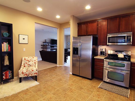 Kitchen facing Living Room