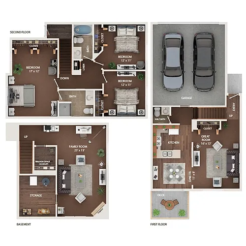 Floor plan D1.2D - Rosewood
