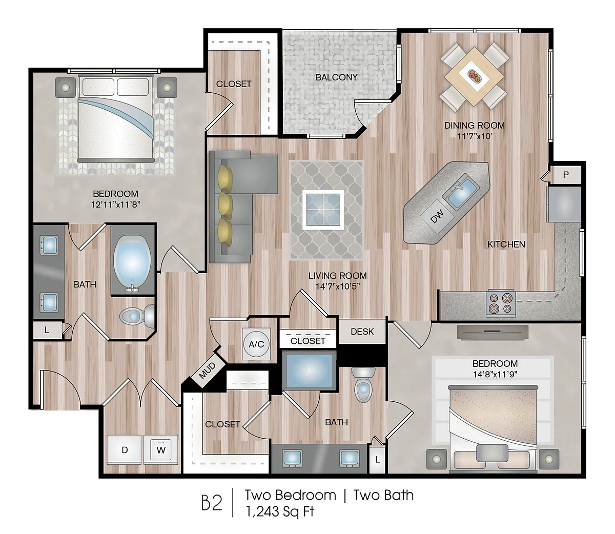 Floor plan B2