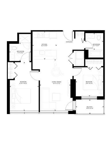 Floor plan 204